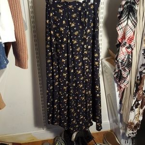 women's patternes long skirt